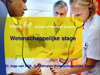 wetenschappelijke stage