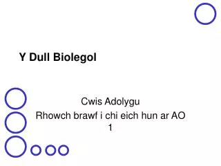 y dull biolegol