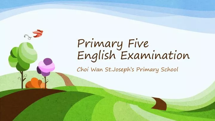 primary five english examination