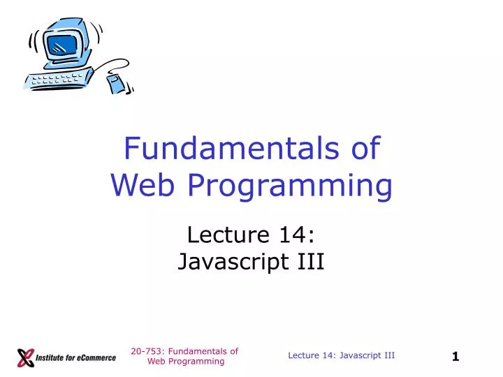 fundamentals of web programming