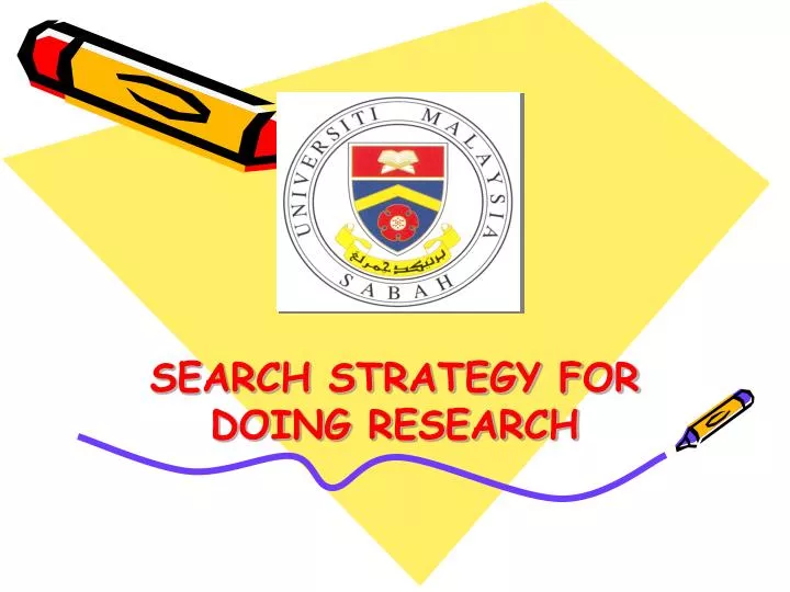search strategy for doing research