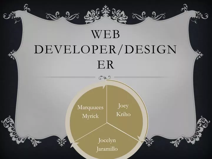 web developer designer