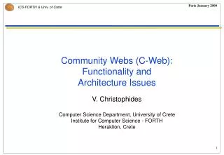 What is C-Web ?