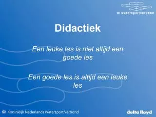 didactiek