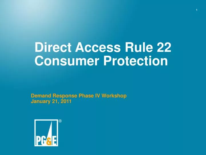 direct access rule 22 consumer protection