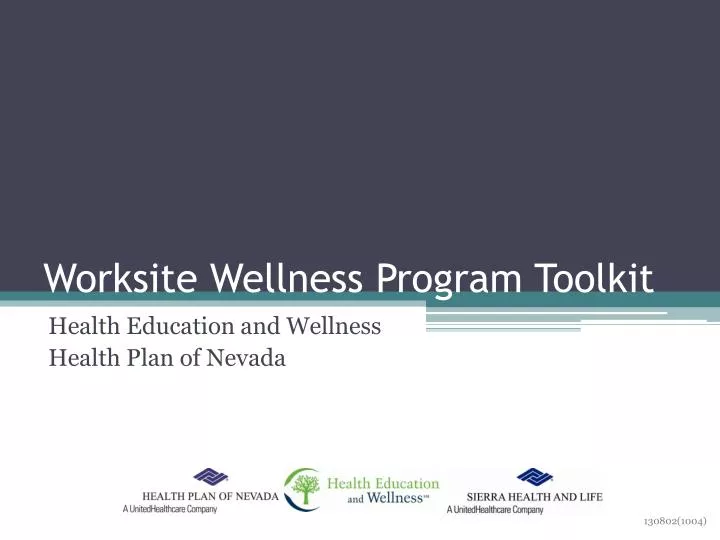 worksite wellness program toolkit