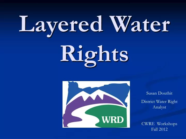 layered water rights
