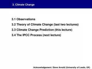 3. Climate Change