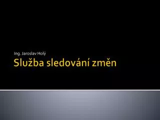 ing jaroslav hol