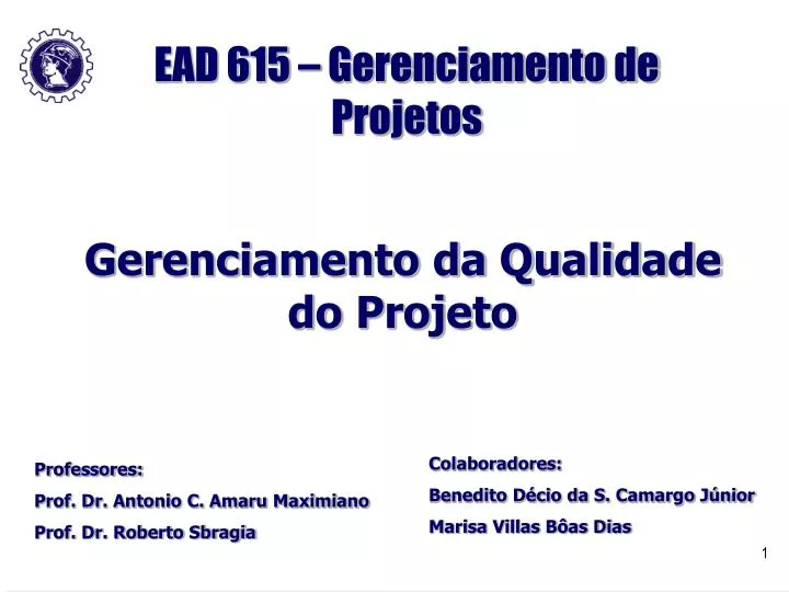 ead 615 gerenciamento de projetos