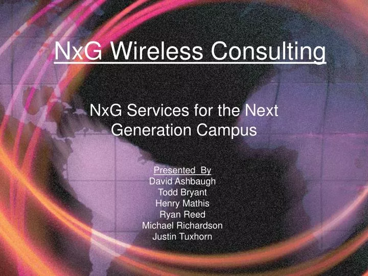 nxg services for the next generation campus