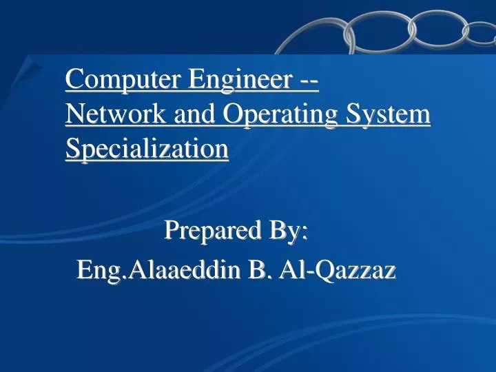 computer engineer network and operating system specialization