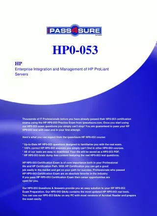 HP0-053