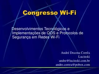 congresso wi fi