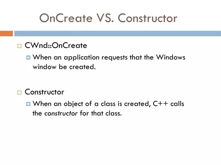 oncreate vs constructor