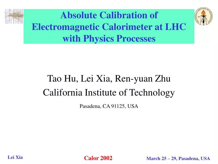 absolute calibration of electromagnetic calorimeter at lhc with physics processes