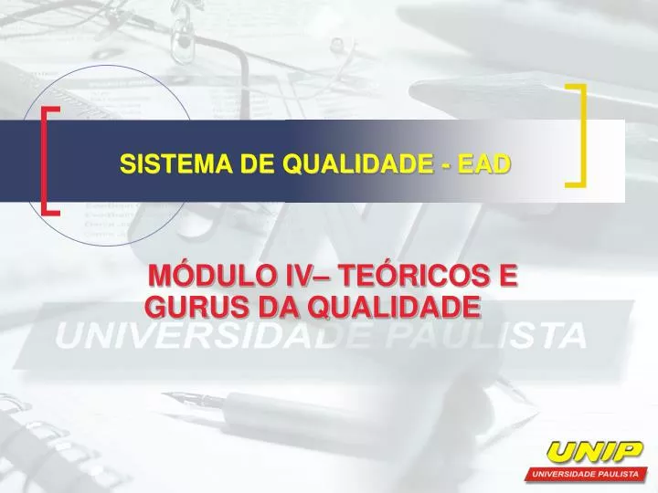 sistema de qualidade ead