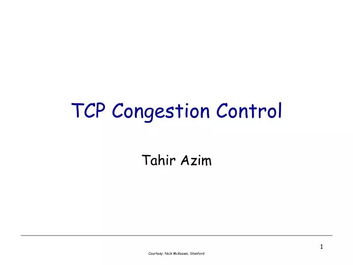 tcp congestion control