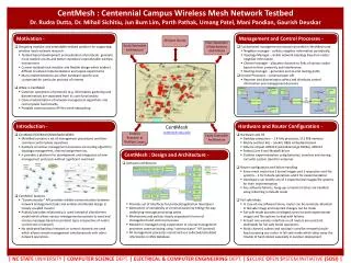 CentMesh : Centennial Campus Wireless Mesh Network Testbed