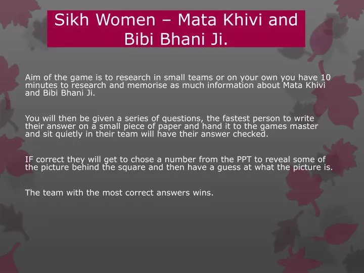 sikh women mata khivi and bibi bhani ji