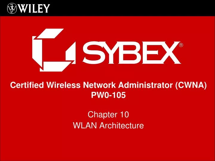 chapter 10 wlan architecture
