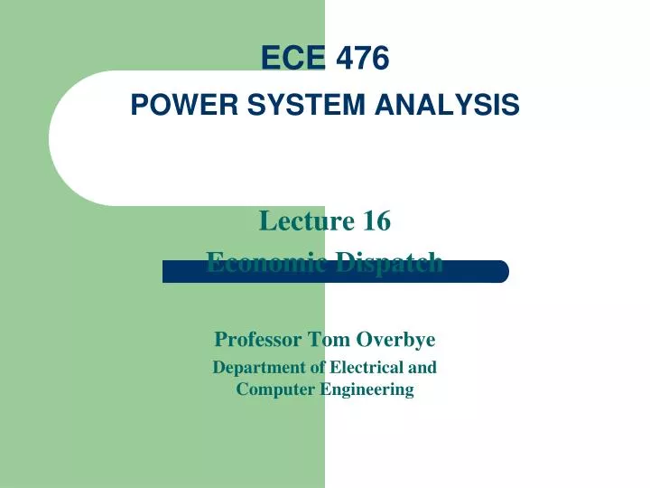ece 476 power system analysis