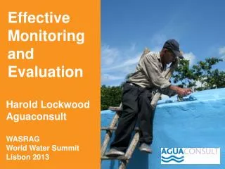 Harold Lockwood Aguaconsult WASRAG World Water Summit Lisbon 2013