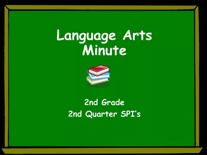 language arts minute