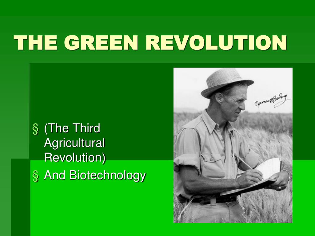PPT - THE GREEN REVOLUTION PowerPoint Presentation, free download - ID ...