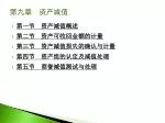 第九章 资产减值 - slide 1