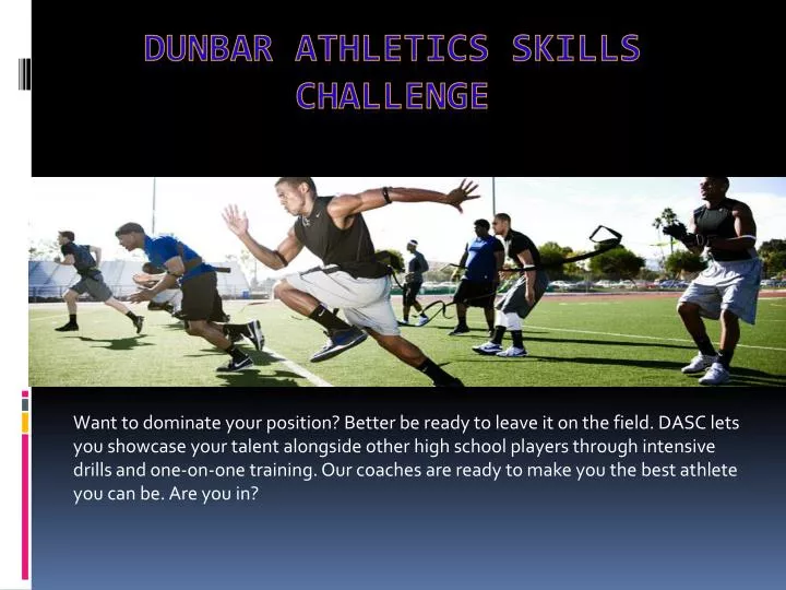 dunbar athletics skills challenge