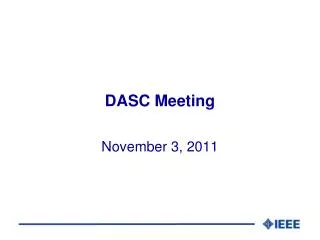 DASC Meeting