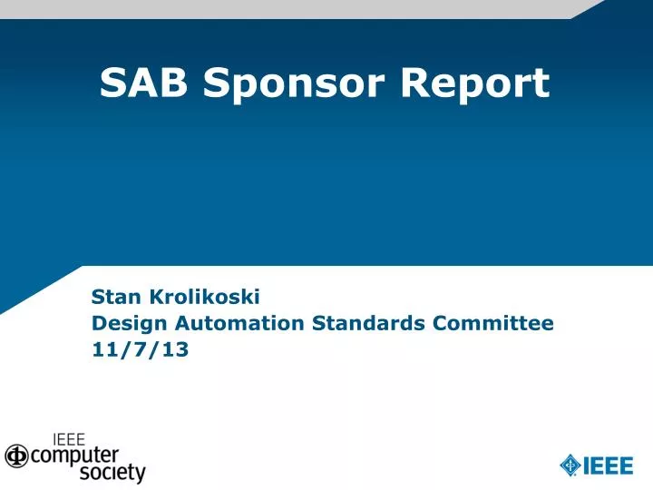 sab sponsor report