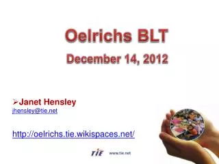 Janet Hensley jhensley@tie oelrichs.tie.wikispaces/