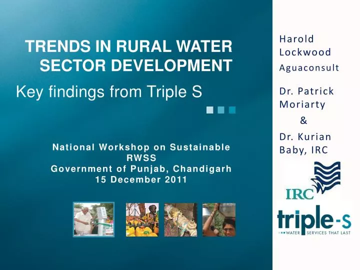 trends in rural water sector development
