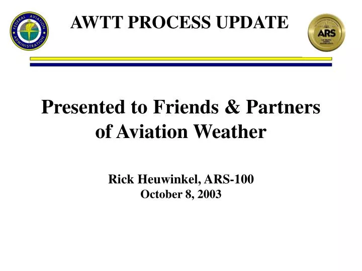 presented to friends partners of aviation weather