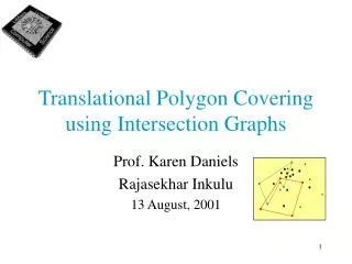 Translational Polygon Covering using Intersection Graphs