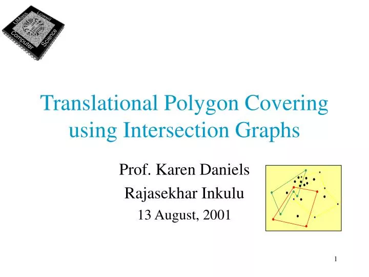 translational polygon covering using intersection graphs