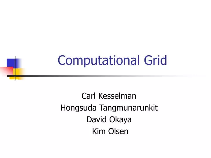 computational grid
