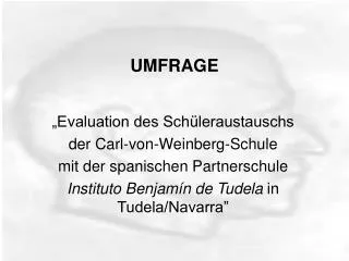 umfrage