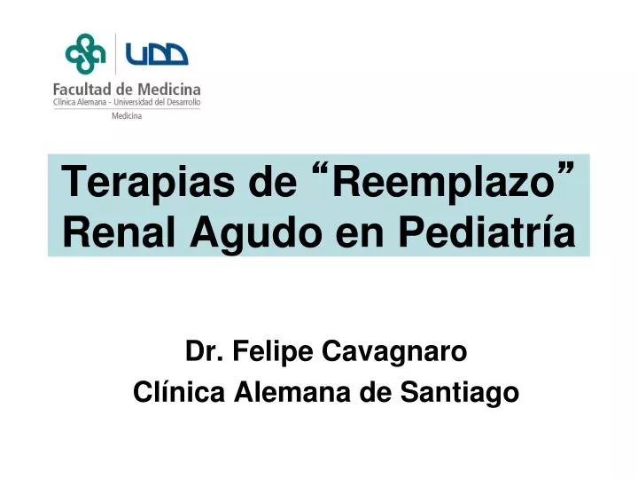 terapias de reemplazo renal agudo en pediatr a