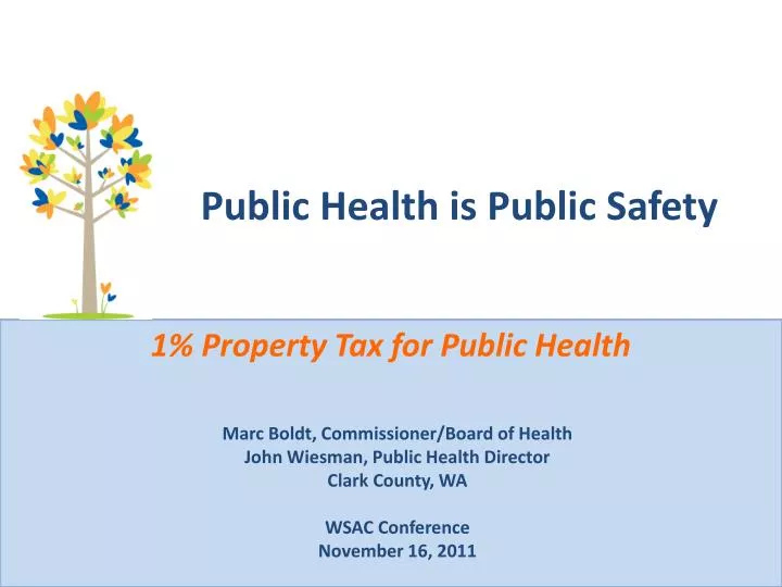 public health is public safety