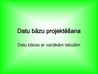 datu b zu projekt ana