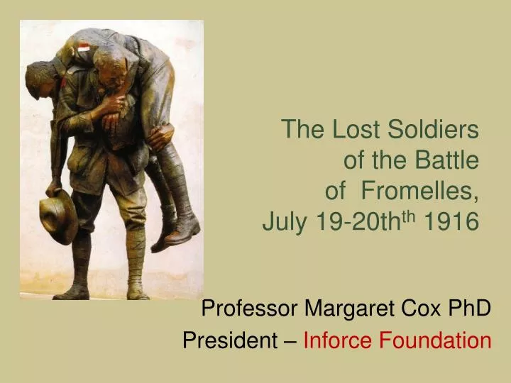 the lost soldiers of the battle of fromelles july 19 20th th 1916
