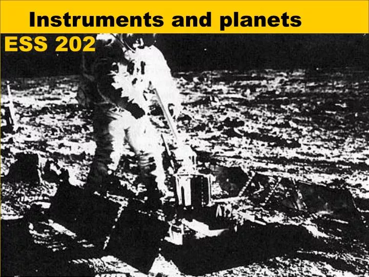 instruments and planets