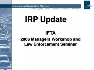 IRP Update