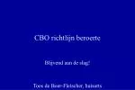 CBO richtlijn beroerte - slide 1