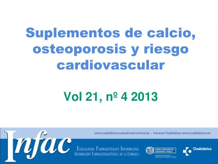 suplementos de calcio osteoporosis y riesgo cardiovascular vol 21 n 4 2013