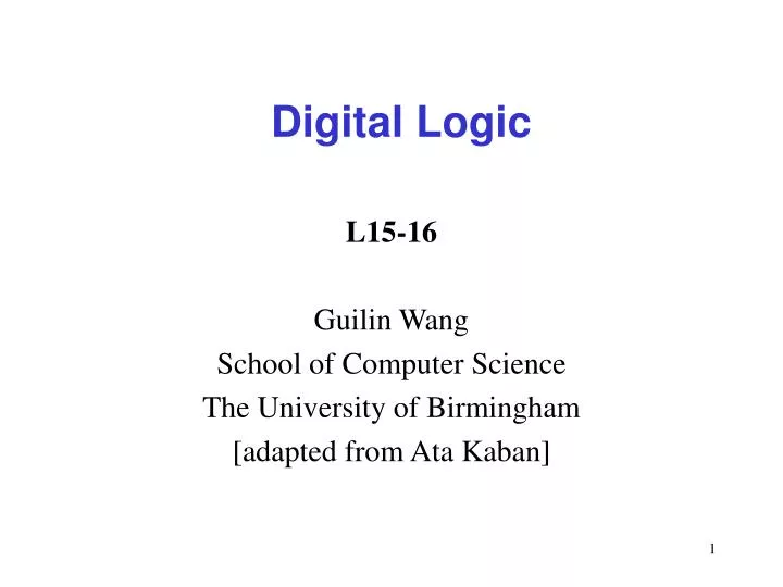 digital logic
