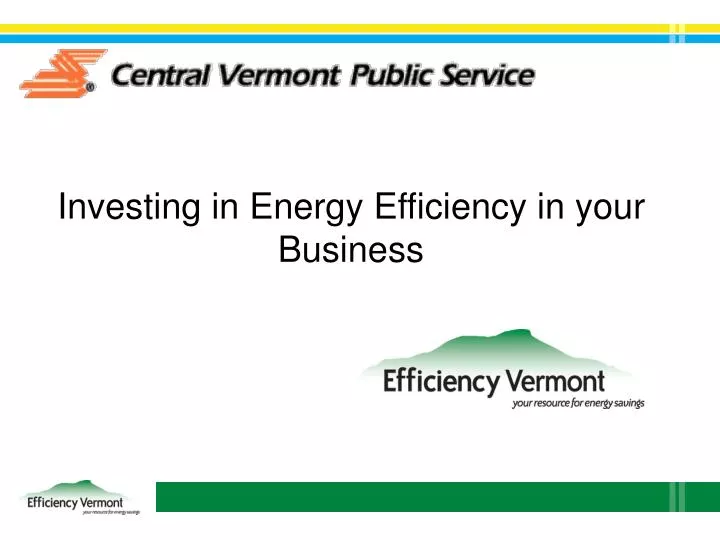 investing in energy efficiency in your business